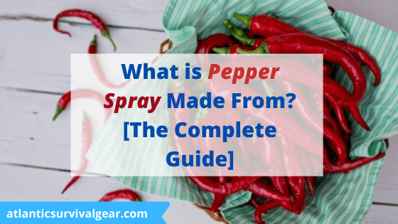 what is pepper spray made from